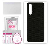 apgo Protective Skin Sticker for the back compatible with Realme X50T, Wrap Film, Foil, Vinyl - Pattern Matrix