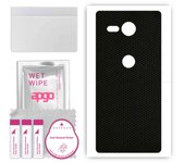 apgo Protective Skin Sticker for the back compatible with Sony Xperia XZ2 Compact, Wrap Film, Foil, Vinyl - Pattern Matrix