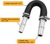 Kit de derivación del núcleo del calentador del motor con manguera de 58   34   compatible con la mayoría de las mangueras de calentador comunes varios colores