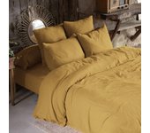 Housse de couette 220x240 Gaze de Coton Safran 220 x 240 cm amarillo
