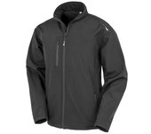 Chaqueta Softshell de 3 capas Result Genuine Recycled para hombre 4XL negro