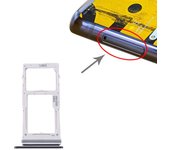 Para Samsung Galaxy Note 10 Lite SM-N770 Bandeja para tarjeta SIM + Bandeja para tarjeta SIM / Bandeja para tarjeta Micro SD negro