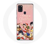 Coque pour Samsung Galaxy A21s Demon slayer merry christmas affiche Anime Manga