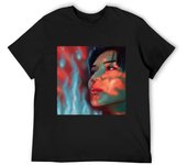 Camiseta de algodón con la llama del amor de Taemin, camisetas gráficas, camisetas vintage, camisetas de campeón para hombre S blanco