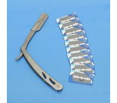 Navaja de afeitar plegable Navajas de afeitar de acero para hombre