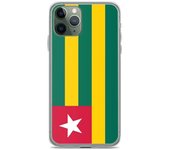 Coque iPhone - Drapeau Togo - iPhone 11 Pro - Souple - Diseño de aleta - Protección máxima
