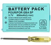 Batería recargable - Nintendo - Game Boy Advanced SP - 850 mAh - Iones de litio - Ecológica