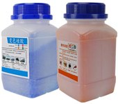 Perlas de gel de sílice de color azul/naranja de 500 g que absorben la humedad en botellas, bolsas deshumidificadoras desecantes para el hogar