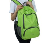 Mochila de viaje para ciclismo al aire libre, bolsa de almacenamiento para montañismo, portátil, senderismo, Camping, Mochila deportiva plegable one size rojo