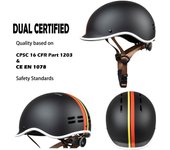Casco de bicicleta urbano para adultos, accesorios para monopatín, ciclismo, patinaje sobre ruedas, cascos para niños y niñas One Size
