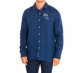 Camisa de Manga Larga TMC311-TL319 para Hombre M azul