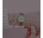 Reloj sencillo personalizado de nueva moda, reloj con correa Digital de mariposa, conjunto de reloj para mujer