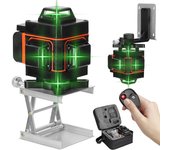 Herramienta de nivel multifuncional de 16 líneas, línea Horizontal Vertical con función de autonivelación EU Plug varios colores