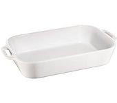 STAUB Plat de Cuisson 34x24cm Céramique, Blanc ZWILLING 40511-151-0