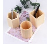 Organizador de escritorio, soporte de madera para lápices, caja para bolígrafos, estuche para colorear para niños, herramientas creativas, soporte para bolígrafos, accesorios de oficina