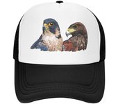 Falconry Austringer Hawk gorras de camionero Harris dos gorra de béisbol clásica de malla Snapback al aire libre Kpop gorra con visera para mujeres Unisex One Size