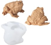 Moldes para velas de sapo Moldes de resina con forma de animal para hacer velas Jabón Decoraciones para habitaciones Decoraciones de fondant para la parte superior de la torta