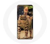 Funda para Samsung Galaxy A32 5G Raza de Gato Bengala Dibujos Animados