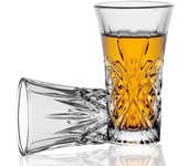Vasos de chupito de 60 ml para tequila, base gruesa, para whisky, vodka y cordiales, 1, 2 o 4 unidades. 1pc