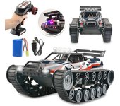 Coche tanque de Control remoto coche de pulverización de Control remoto 1/12 2,4 GHz regalos de aleación juguete vehículo a escala completa varios colores