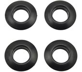 4 Uds. Universal Kayak canoa balsa Paddle Remo anillos de goteo protectores contra salpicaduras anillo accesorios de paleta negro