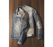 Chaqueta vaquera desgastada estilo motociclista Marvel Venom de corte entallado retro para hombre. 3XL