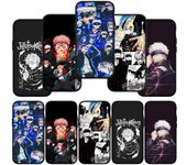 Para iPhone 15 14 Xiaomi Redmi Note 13 12 11 Pro Max X 8 7 XR 9 Samsung Galaxy A15 S24 S23 Huawei OPPO A38 Funda Jujutsu Gojo Satoru Kaisen Itadori Yuji for Samsung Galaxy S23 Plus aero