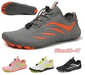 Zapatos de agua para hombres y mujeres, zapatos acuáticos de playa, sandalias de natación, drenaje, zapatos deportivos para vadear, navegación de secado rápido, pies descalzos, yoga, gimnasio, pesca, surf, zapatillas de deporte 35 negro