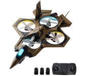 Drone teledirigido con cámara dual 4K Luchador teledirigido para niños y principiantes 2,4 GHz WIFI 1 Battery verde
