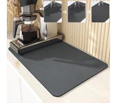 Tapete de cocina súper absorbente, antideslizante, escurridor de café, tapete de secado rápido para baño, mantel individual para vajilla. 30x40cm