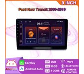 Reproductor multimedia Android para Ford New Transit 2009-2019 con Carplay automático, DSP, IPS, vídeo, WIFI, Bluetooth, navegación GPS, 2 + 32 GB 2+32GB