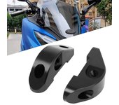 Tapa adaptadora de orificio para espejo retrovisor Advance para KYMCO NIKITA 200 NIKITA 300 Downtown 200i Downtown 300i Xciting 250 300 negro