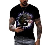Camisetas gráficas de elementos musicales a la moda de verano para hombre, camiseta fresca estilo callejero Hip Hop, camisetas harajuku estampadas en 3D S