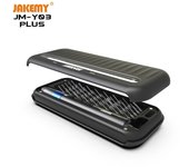 JAKEMY Juego de destornilladores eléctricos de precisión, destornillador inalámbrico recargable portátil para reparación de tabletas y teléfonos con luz LED AA JAKEMY-Y03 PLUS