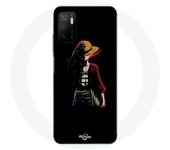 Coque Maniacase pour Xiaomi Poco M3 Pro 5G one piece manga anime luffy fond noir
