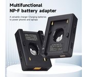 Placa adaptadora de batería con montura NP-F V para Sony NP-F970, F750 y F550, monitor de luz LED para cámara Canon 5D2 y 5D3 DSLR. 1 pcs
