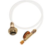 Adaptador de recarga de estufa de Gas para acampar al aire libre, adaptador de cilindro de GLP, convertidor de adaptador de llenado de tanque plano, estándar alemán Type A