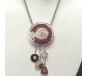 Les Trésors De Lily [C5330] - Collier Créateur 'Byzance' Marron marrón