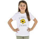 Camiseta Infantil SONRIO SI QUIERO 2 ans azul marino