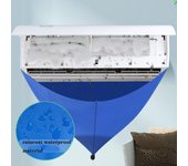 Bolsa Universal a prueba de polvo con tubo, cubierta de limpieza para aire acondicionado, accesorios para aire acondicionado with-tube