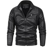 Chaqueta de cuero de terciopelo para hombre de otoño e invierno M