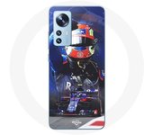 Coque pour Xiaomi Mi 12 / 12X Formule 1 Pierre Gasly Pilote automobile F1 Rouge Bleu