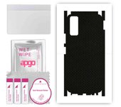 apgo Protective Skin Sticker for the back+sides compatible with Vivo Y20s, Full Wrap Film, Foil, Vinyl - Pattern Matrix