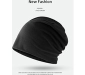 Sombreros para hombre, sombreros de otoño e invierno, sombreros de confinamiento de verano, sombreros finos para dormir, pañuelos para parejas, sombreros Balanoid para hombre. One Size（54-60 cm） negro