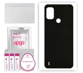 apgo Protective Skin Sticker for the back compatible with Nokia C21 Plus, Wrap Film, Foil, Vinyl - Pattern Matrix