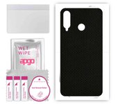apgo Protective Skin Sticker for the back compatible with Huawei P30 lite New Edition, Wrap Film, Foil, Vinyl - Pattern Matrix