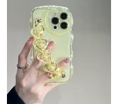 Funda de teléfono transparente ondulada con corazón de amor 3d para Iphone 12 13 Pro Max 11 X Xr Xs Max, funda transparente de silicona suave a prueba de golpes For iPhone XR