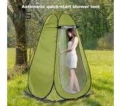 Tienda de campaña para ducha al aire libre, fácil de instalar, para acampar en la playa, senderismo, vestuario portátil, inodoro móvil, tienda de privacidad instantánea, refugio solar azul royal