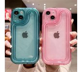Funda protectora de cámara transparente para iPhone 14 Pro Max 13 12 11 Pro Max 14 Plus, carcasa trasera suave de silicona transparente a prueba de golpes For iPhone 14Pro