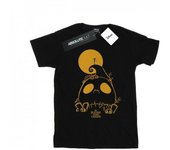 Disney Camiseta de algodón para niñas Pesadilla antes de Navidad Jack Skellington Cemetary 9-11 Years negro